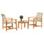 Barile 2 - Person Patio Dining Set with Square Table-1432517185
