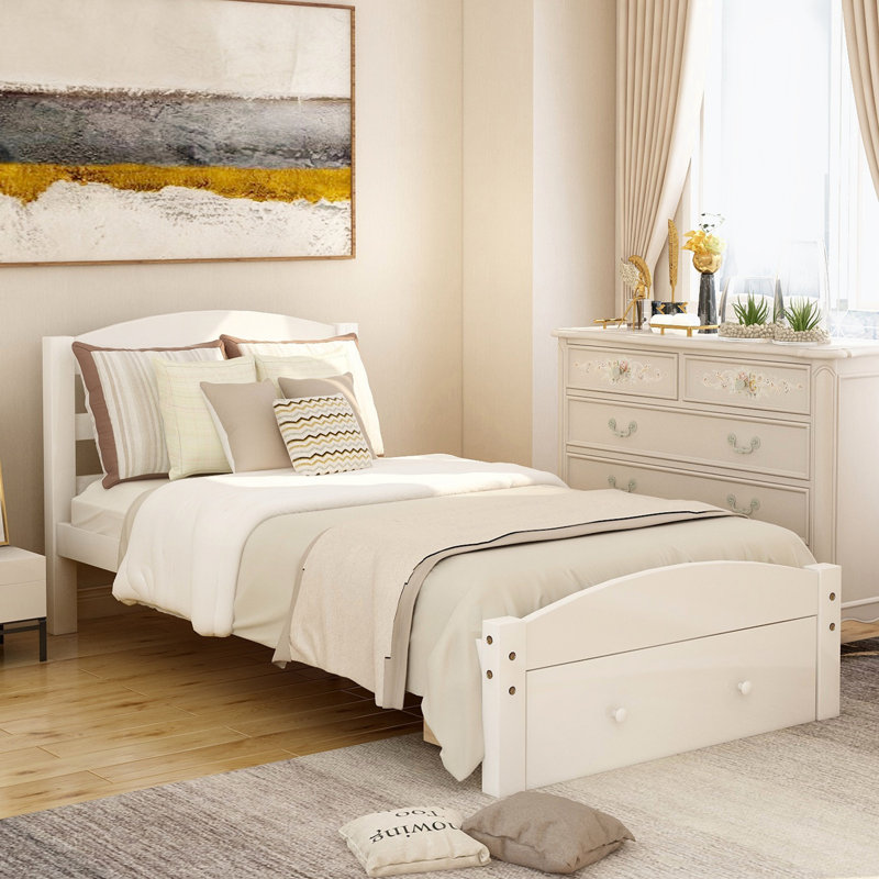 Lit plateforme Farheen par Harriet Bee, Blanc