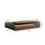 Bureau en L 133,86 po brun clair luxueux-390790338