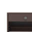 Armoire à chaussures à miroir avec 2 tiroirs, étagère à chaussures à miroir avec 1 tiroir de rangement, range-chaussures à miroir avec 2 couches dans un tiroir