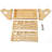 Bamboo Screwdriver Organizer Rack Desktop Hand Tool Stand And Re...