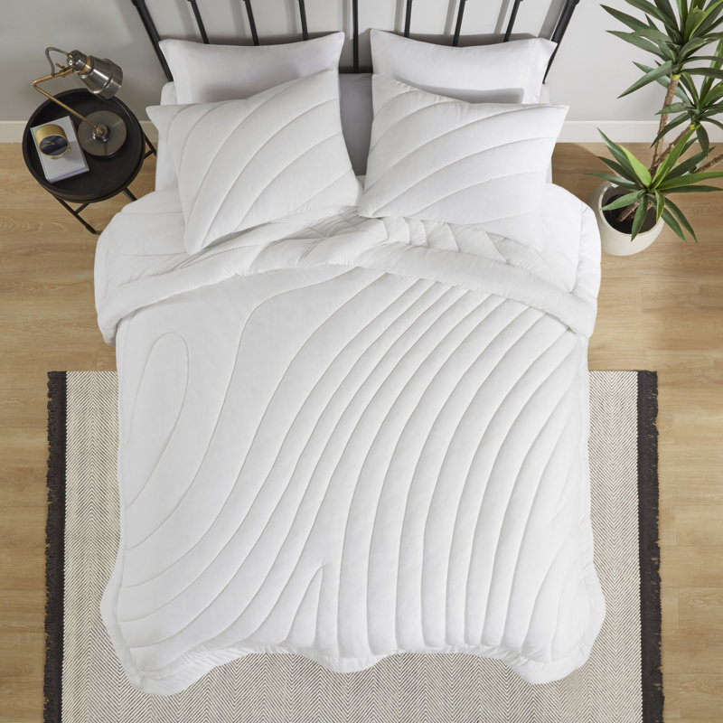 Ensemble de literie hypoallergénique gonflable, jersey de polyester, design moderne pour la maison