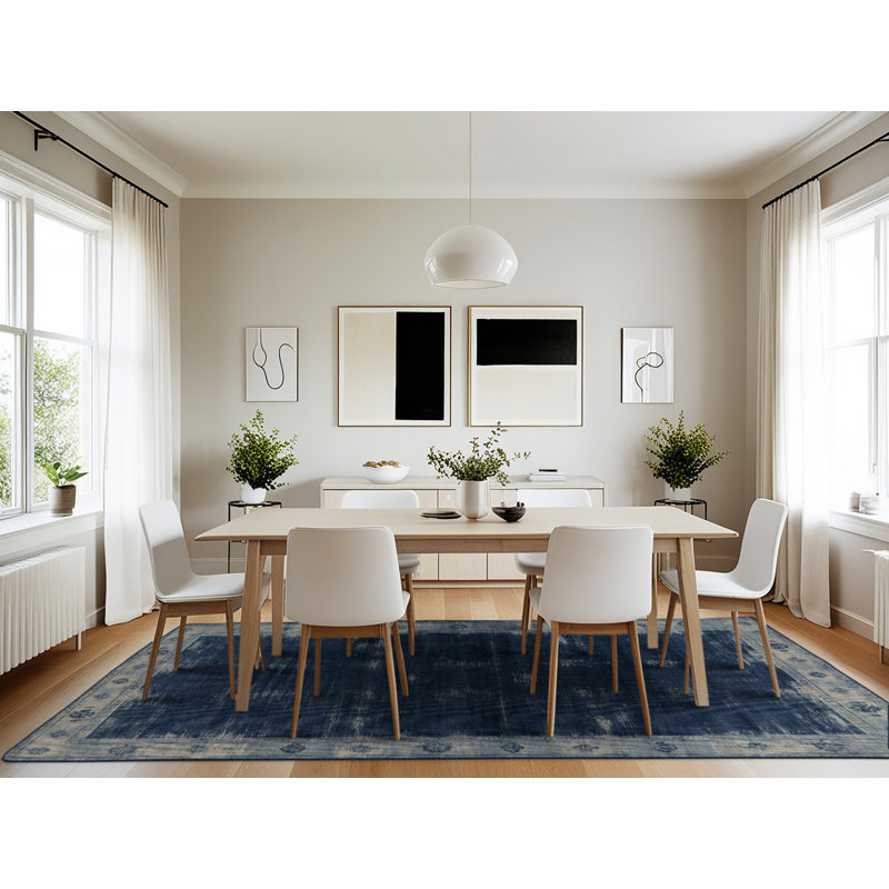 Tapis gris lavable à la machine, Rectangle 7 pi x 10 pi