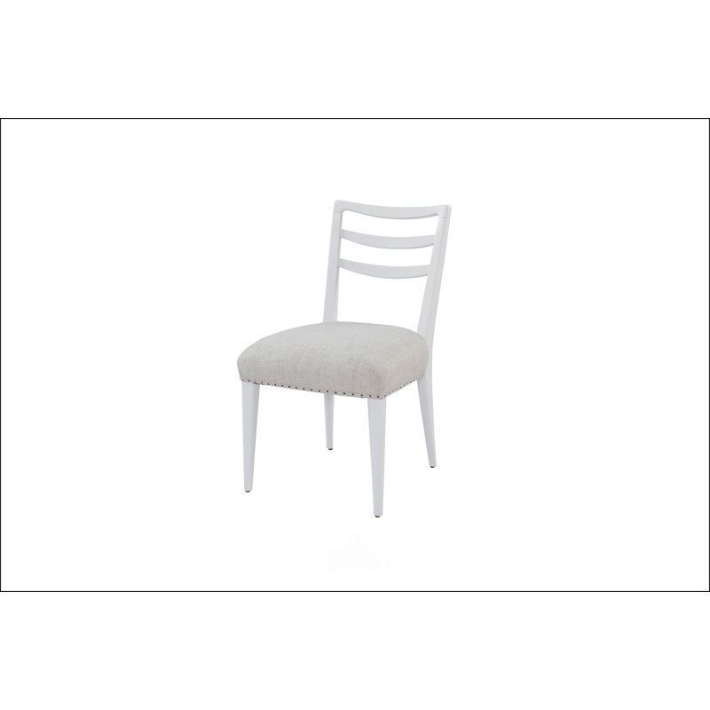 Ensemble de 2 chaises de salle à manger Ladderback, White