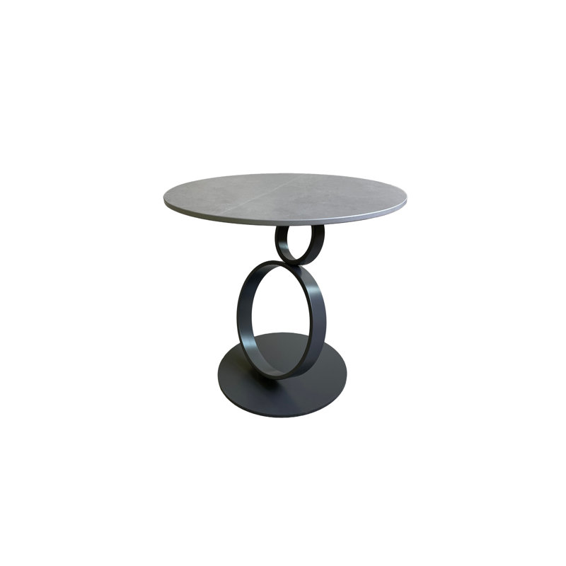 Ashneel Matt Grey Ceramic Side Table
