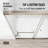 VIGO Satro E-Class 52"–60" W x 74" H Semi-Frameless Double Sliding Shower Door in Brushed Nickel with Clear Tempered Glass-124638808