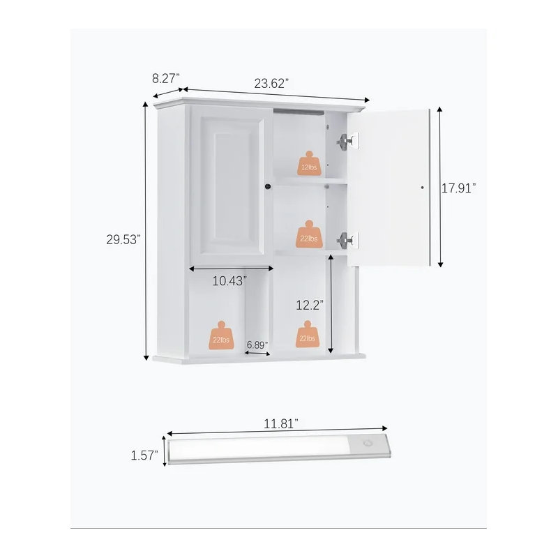 Rangement pour salle de bain Lleyton