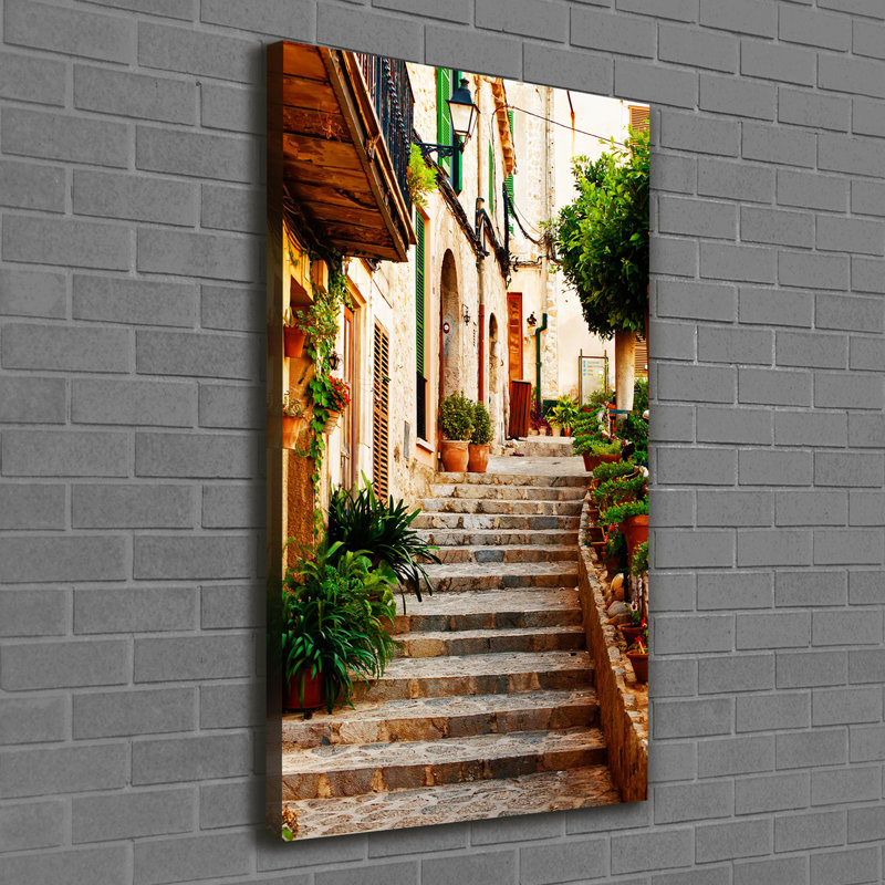 Streets In Spain - Wrapped Canvas Print