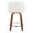 Terrance Fixed-Height Bar & Counter Stools With Bent Wood Legs & Round Footrest-122092808-109972580