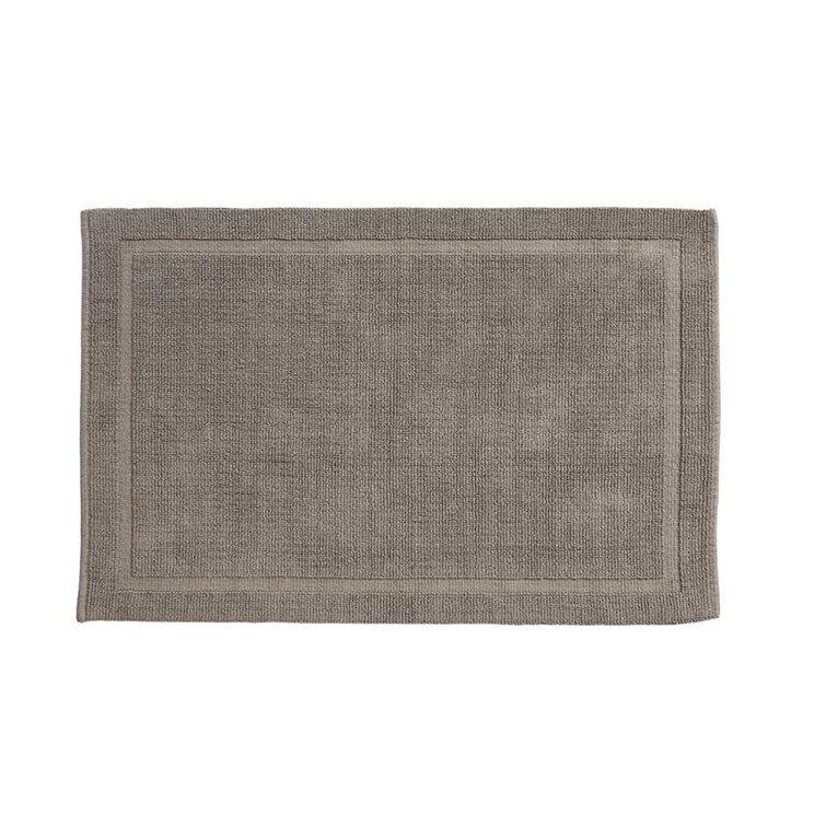 Clarissa Solid Color Bath Rug Eider & Ivory