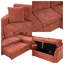 Canapé-lit modulaire en chenille en L 81,9 po-1926332058