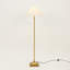 Lampe sur pied violette