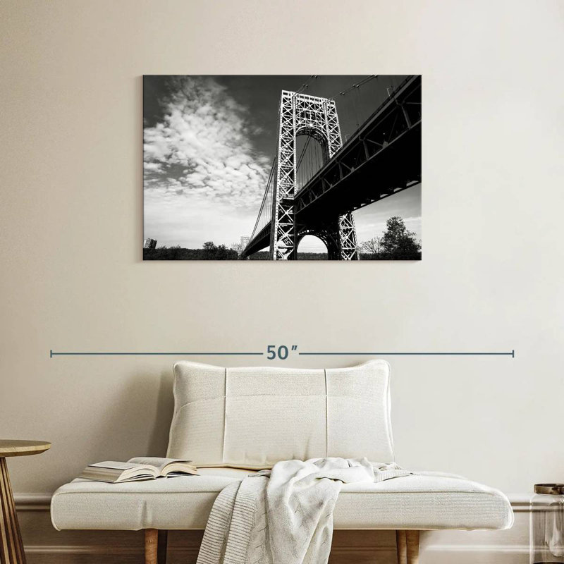 Lilie George Washington Bridge BW, 24" H x 36" W