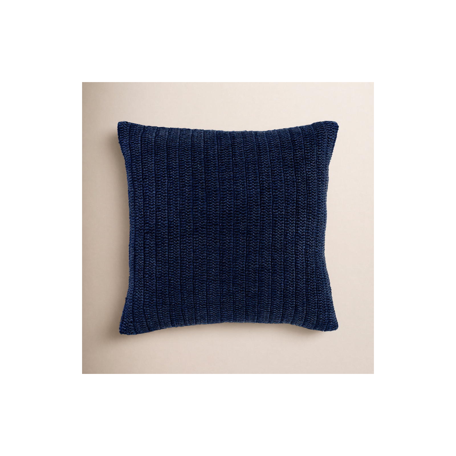 Rowan Cotton Throw Pillow, Indigo