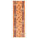 Mccurry Floral Machine Woven Orange/Brown Area Rug