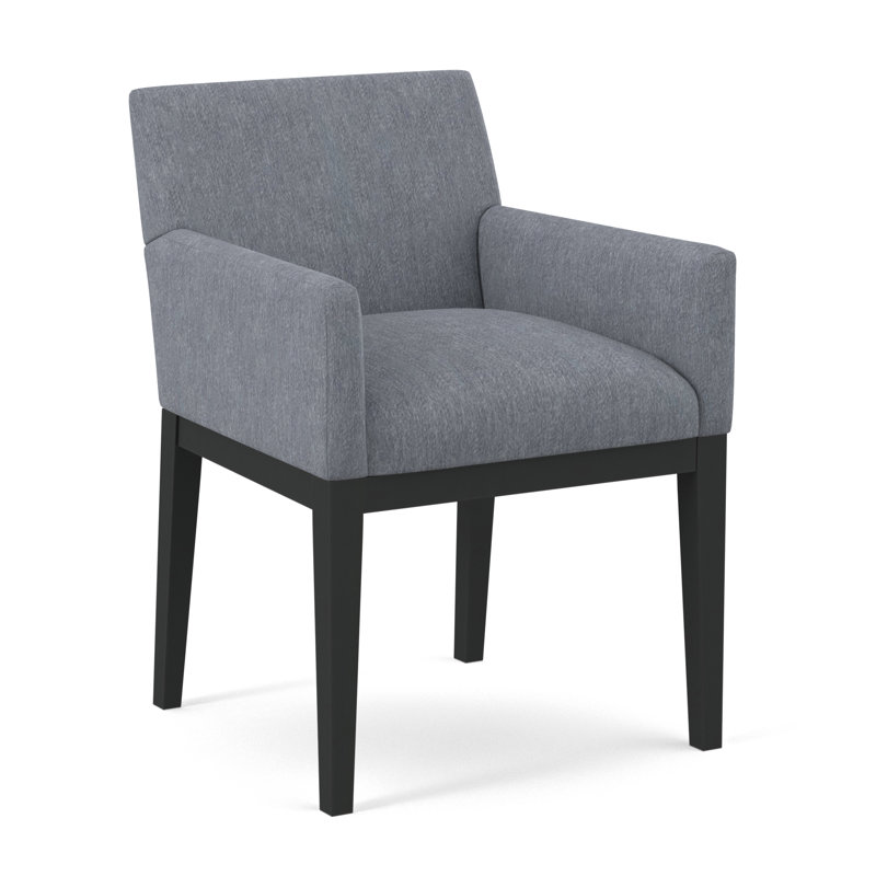 Upholstered Arm Chair, Black, 61512-87