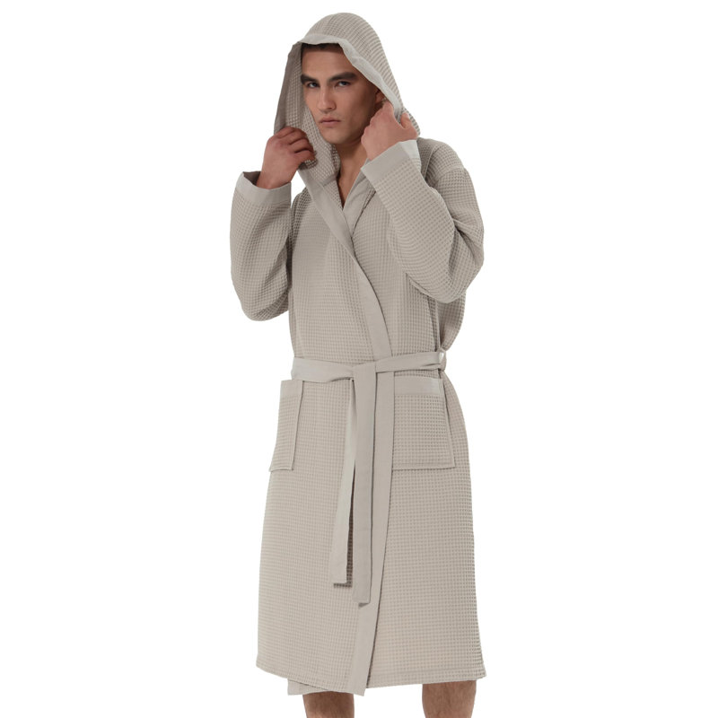 Peignoir pour homme, m, Stone Beige