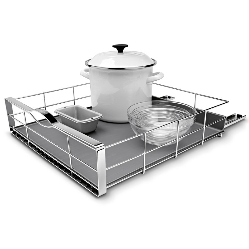 Simplehuman Pull-Out Cabinet Organizer, Heavy-Gauge Steel Frame, 20 inch