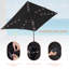 Parasol de marché rectangulaire 10 pi x 6,5 pi Lunsford-696902641