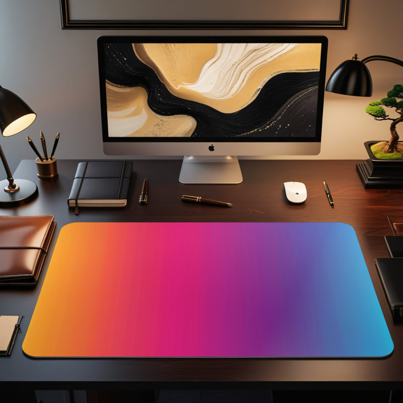 Polyester Desk Pad, 23.6x13.8