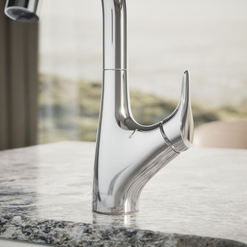 Rival Single-Handle Bar Sink Faucet, Polished Chrome