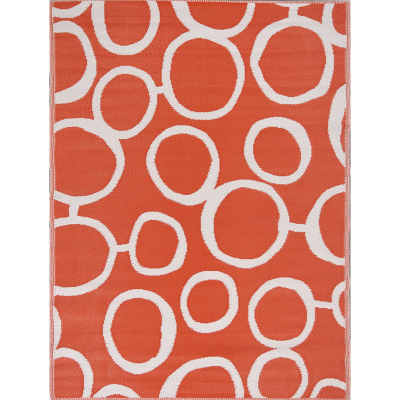 Tapis orange intérieur / extérieur Watsontown