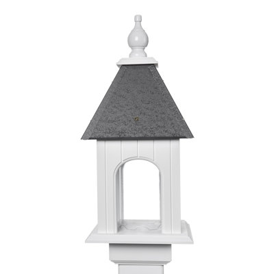 Krebs Water Resistant Pole Tube Bird Feeder