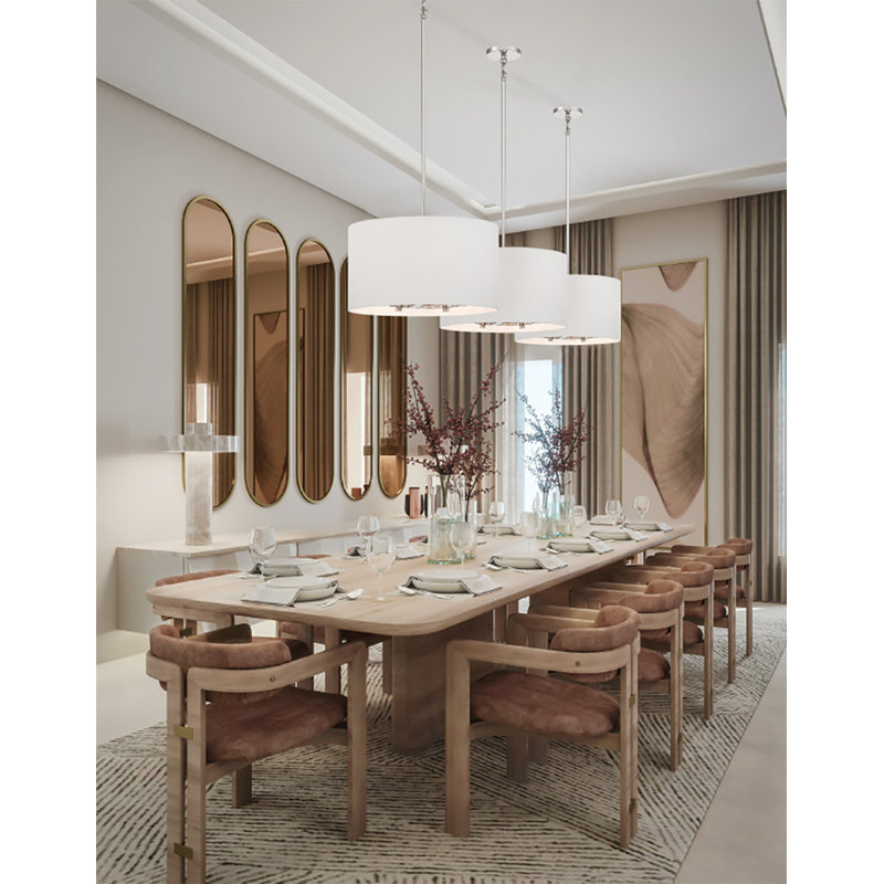 Lustre tambour 6 lumières Desirrae