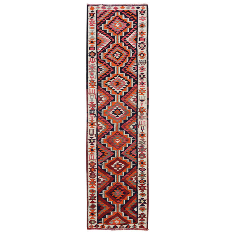 Herki One-of-a-Kind 3'2" X 10'11" Area Rug