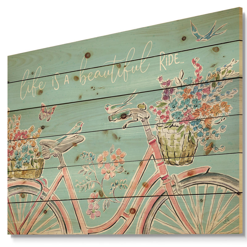 Sparrow Spring III Crop - reproduction traditionnelle sur bois de pin naturel, H 30 po x l 40 po x P 1,5 po