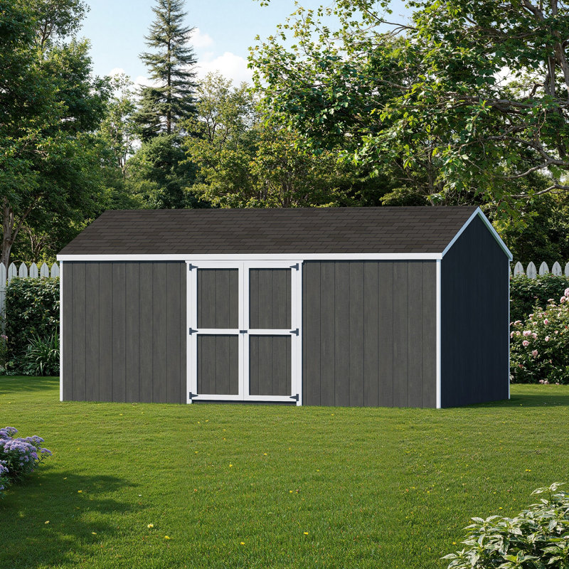 Value Gable Shed With Side Entry, Yes, 101.5'' H x 120'' W x 216'' D