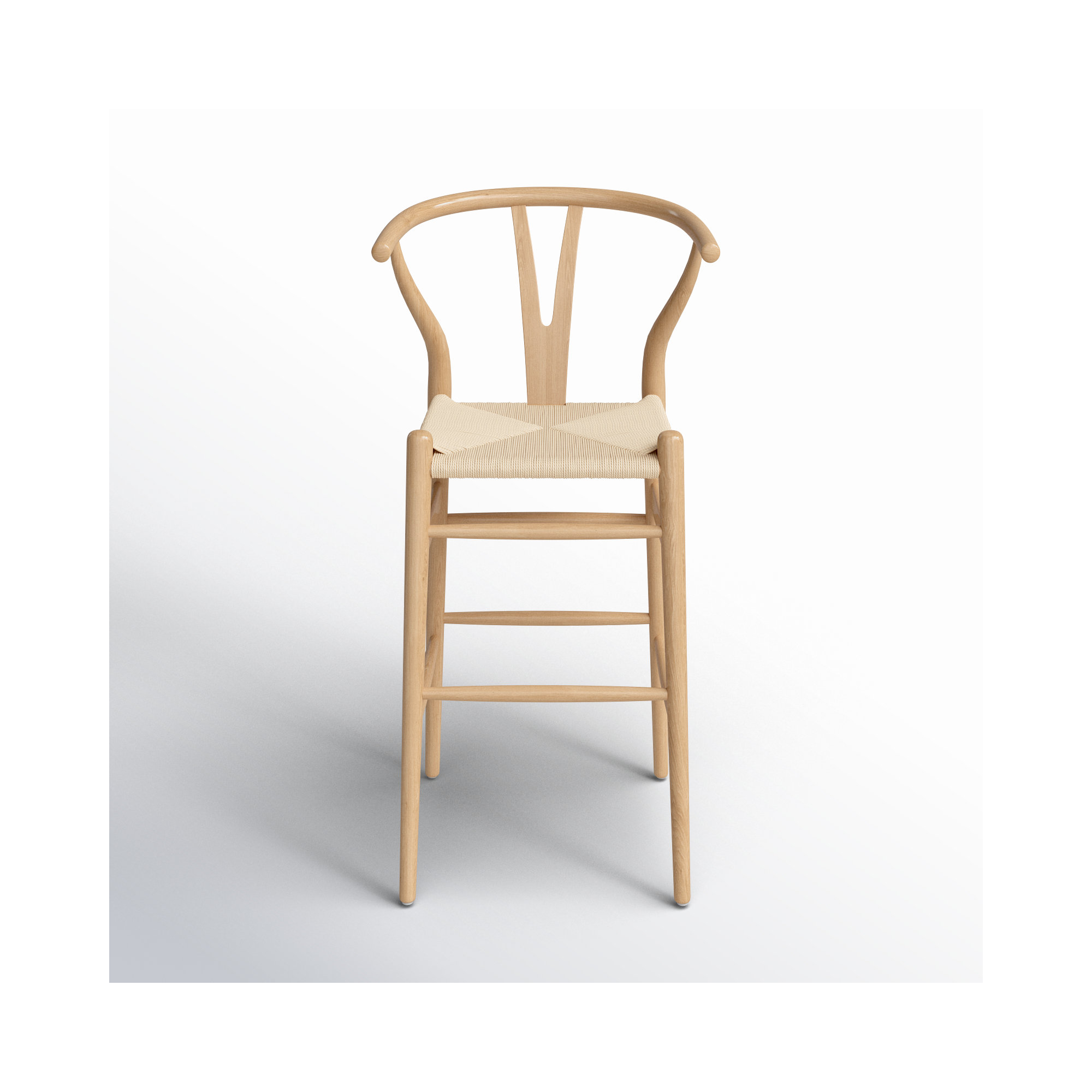 Fairbanks Solid Wood Bar/Counter Stool, Natural, Counter Stool (26" Seat Height), Natural