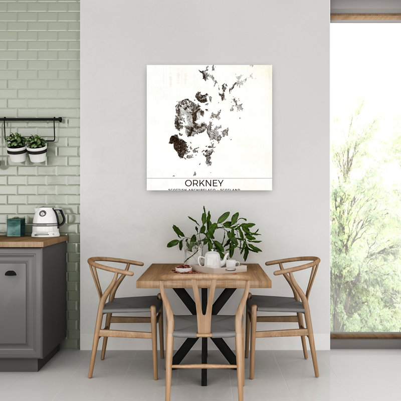 Contemporary Art Abstract Elegant Minimalist Coastal Ocean Wall Art by Nicholas - Wrapped Canvas Print, White