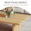 Table basse rectangulaire en bois de style minimaliste moderne de 119 cm, idéale pour le salon.-7585007-18942232