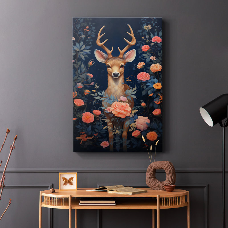 ANIMALS Series CDLxxv - Toile tendue avec châssis de qualité supérieure - Prêt à être accroché, H 18 po x l 12 po