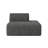 Berlare Upholstered Compression Gray Corduroy Modular Singler Side Accent Chair – Fully Compressed, No Assembly Required-1828660244