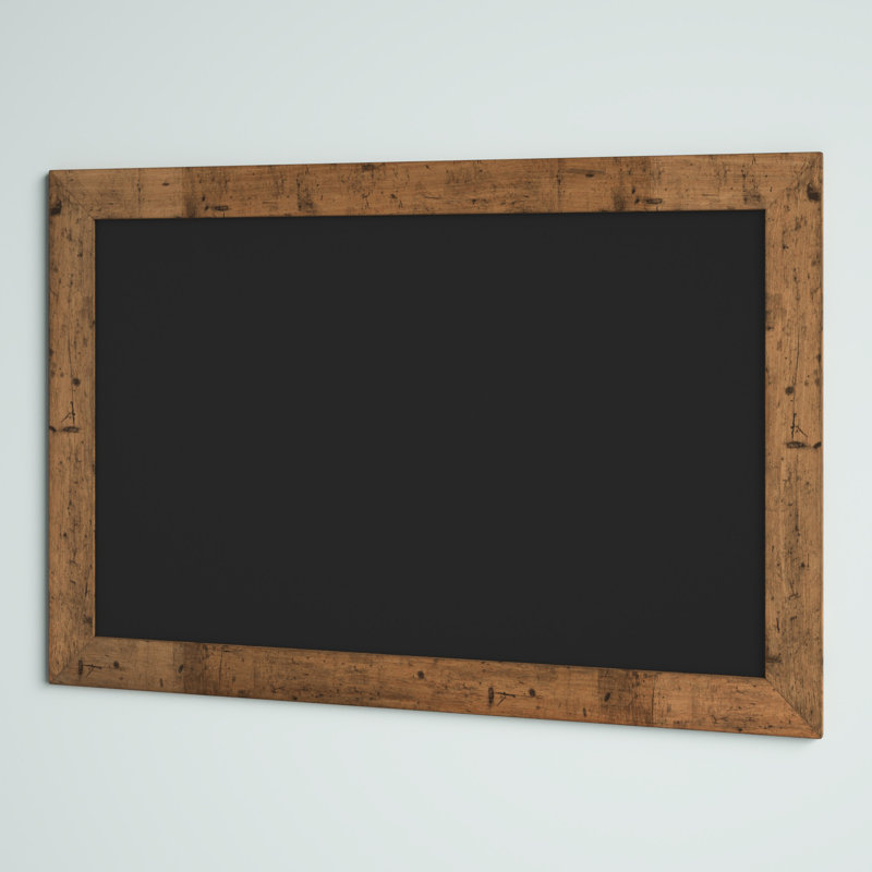 Tableau noir rustique à fixation murale, H 36 po x l 54 po