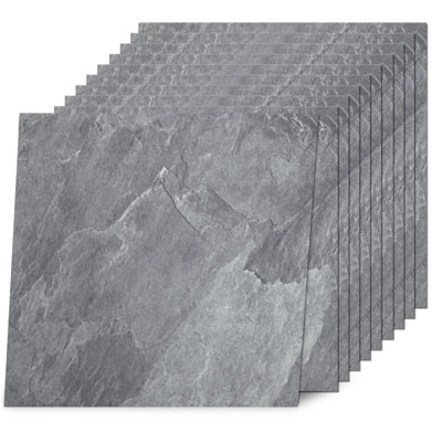 Carreaux de vinyle autocollants l 12 po x L 12 po x 1,5 mm, vinyle de luxe