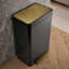 Reset 13 Gallon Kitchen Trash Can, Stainless Steel Hand Free Step Trash Can with Quiet-Close Lid-1150266218-1160717990