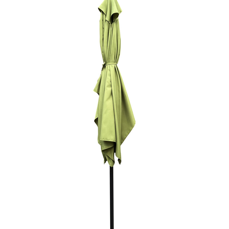 Parasol d'extérieur 2,74 m x 1,83 m, inclinaison par bouton-poussoir, pour terrasse et jardin 1,83 m x 2,74 m, matériau, abri solaire pour cour arrière