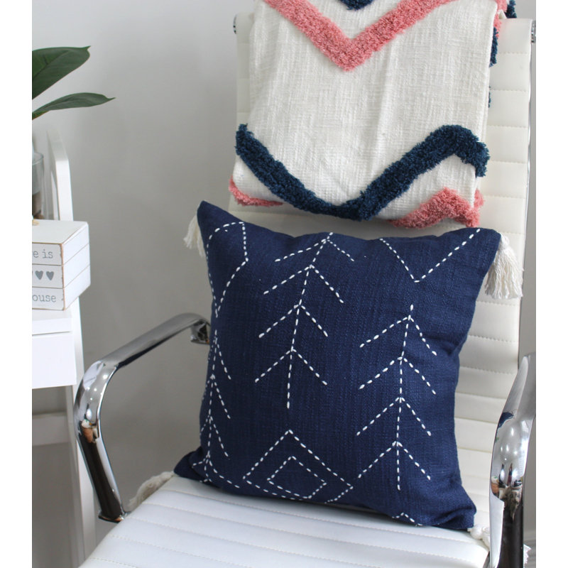 Housse de coussin Designer Kantha