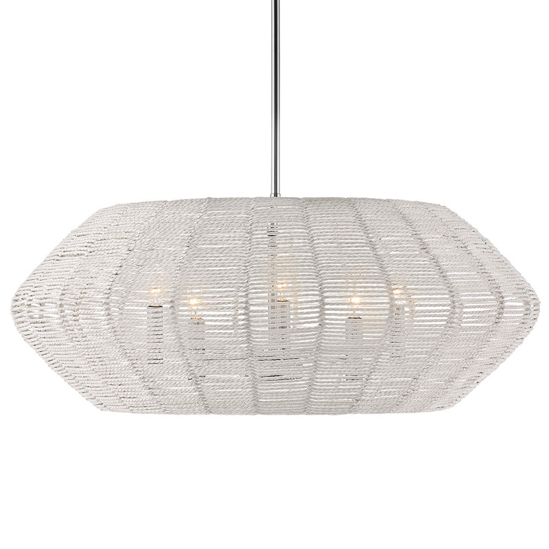 Luca 5 - Light Chandelier, Polished Chrome