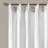 Samara Poly Printed Single Curtain Panel With Tufted Stripe And Lining-102188564