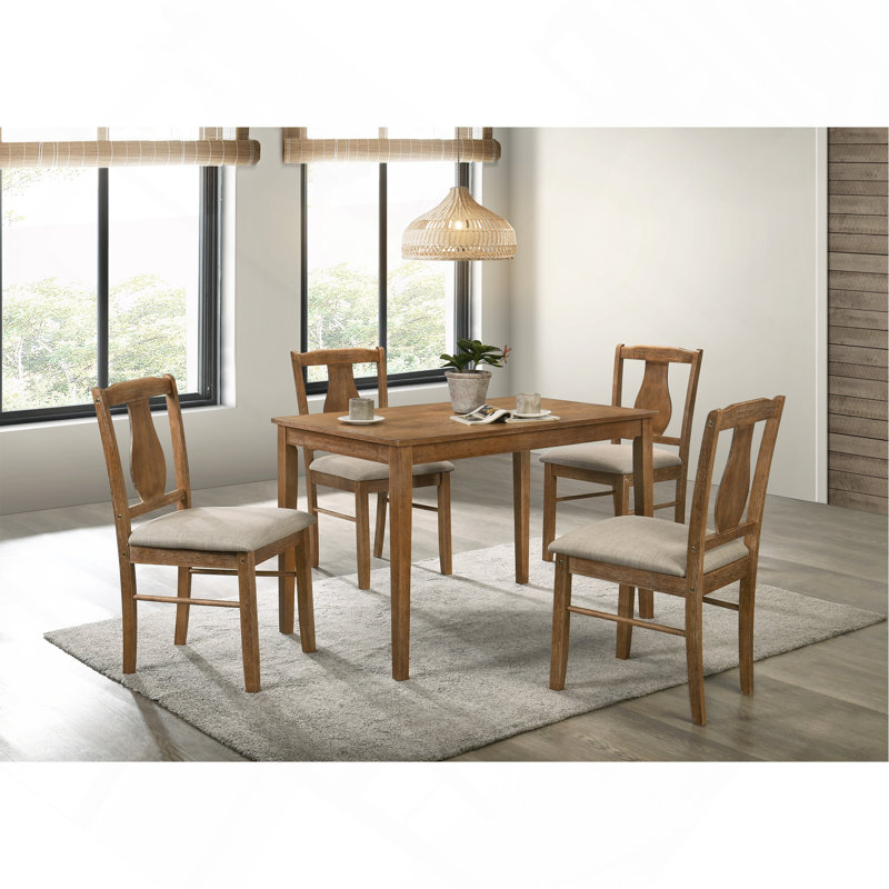 Ensemble de salle à manger 5 pièces, meubles de salle à manger en bois