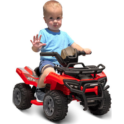 6V Ride on ATV, Ride on Toy 4 Wheeler for Bambins