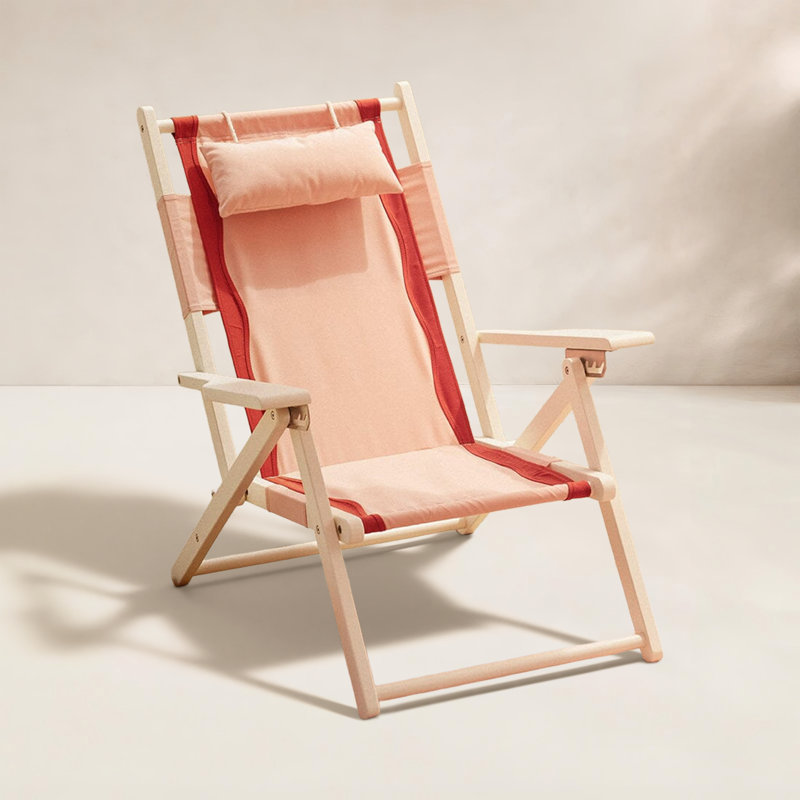  Chaise de plage pliante, Rose