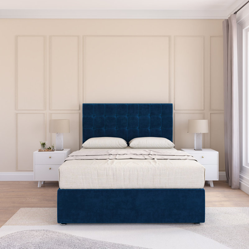 Bed, Double (4'6), Navy