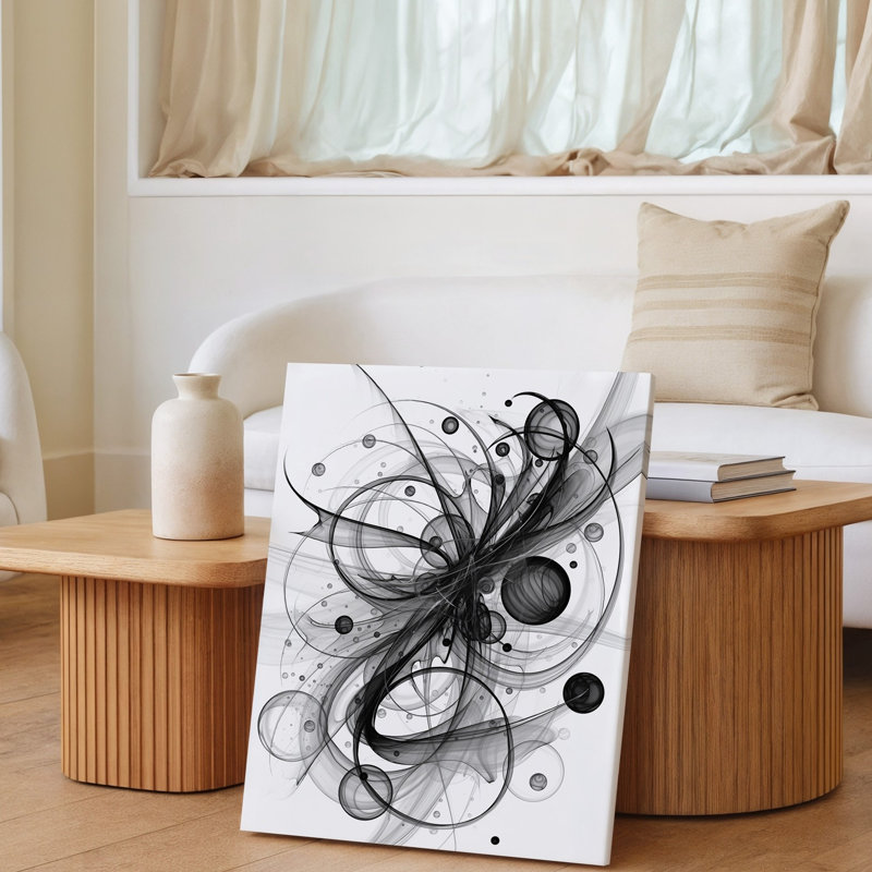 Reproduction d'art sur toile abstraite, H 9 po x l 12 po