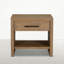 Wren Oak Wood Nightstand - 1 Drawer, Dawn