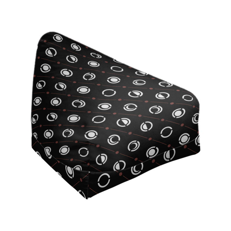 Housse de sac de pois, Rouge, H 38 po x l 42 po x P 29 po, Bourre en polyester